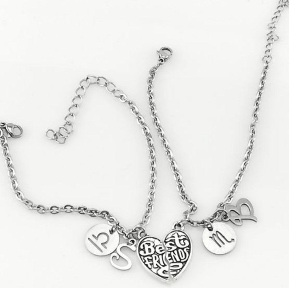 Two best friend horoscope bracelets